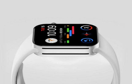 APPLE WATCH SERIES 7 CAD渲染图显示纤细的边框