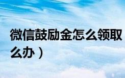 微信鼓励金怎么领取（微信鼓励金忘记领取怎么办）