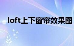 loft上下窗帘效果图（loft窗帘怎么装修）