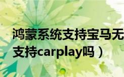 鸿蒙系统支持宝马无线carplay吗（鸿蒙系统支持carplay吗）