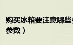 购买冰箱要注意哪些参数（买冰箱要注意哪些参数）