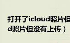 打开了icloud照片但没有上传（打开了icloud照片但没有上传）