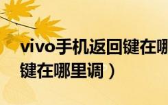 vivo手机返回键在哪儿设置（vivo手机返回键在哪里调）