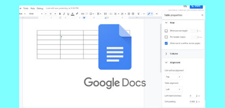 Google Docs 为 Tables 提供了新的自定义选项