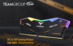  T-FORCE DELTA TUF 游戏联盟 RGB DDR5 游戏内存即将推出