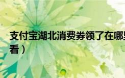 支付宝湖北消费券领了在哪里看（支付宝湖北消费券在哪里看）