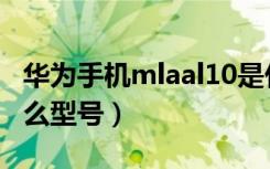 华为手机mlaal10是什么型号（mlaal10是什么型号）