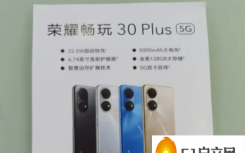 Honor Play 30 Plus 5G功能已被展示