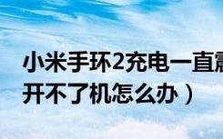 小米手环2充电一直震动开不了机（小米手环开不了机怎么办）