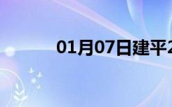 01月07日建平24小时天气预报