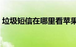 垃圾短信在哪里看苹果（垃圾短信在哪里看）