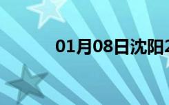 01月08日沈阳24小时天气预报