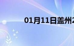 01月11日盖州24小时天气预报