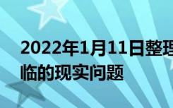 2022年1月11日整理发布：房地产市场所面临的现实问题