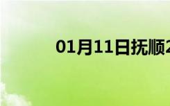 01月11日抚顺24小时天气预报