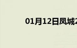 01月12日凤城24小时天气预报