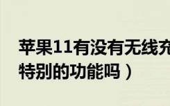 苹果11有没有无线充电功能（苹果11有什么特别的功能吗）