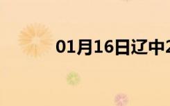 01月16日辽中24小时天气预报