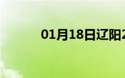 01月18日辽阳24小时天气预报