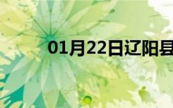 01月22日辽阳县24小时天气预报