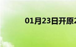 01月23日开原24小时天气预报