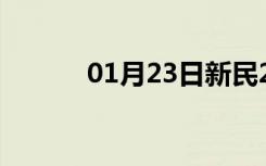 01月23日新民24小时天气预报