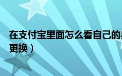 在支付宝里面怎么看自己的身份证（支付宝身份证照片怎么更换）