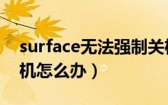 surface无法强制关机（surface死机无法关机怎么办）