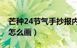 芒种24节气手抄报内容（24节气芒种手抄报怎么画）