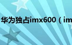 华为独占imx600（imx600为什么只给华为）