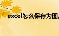 excel怎么保存为图片（excel怎么保存）