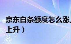 京东白条额度怎么涨上去（京东白条额度怎么上升）