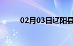 02月03日辽阳县24小时天气预报