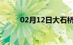 02月12日大石桥24小时天气预报