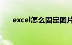 excel怎么固定图片（excel怎么固定）