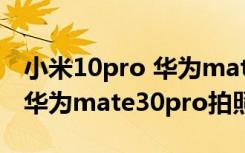 小米10pro 华为mate30pro（小米10pro和华为mate30pro拍照对比）