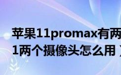 苹果11promax有两个摄像头打不开（苹果11两个摄像头怎么用）