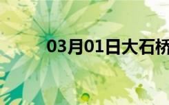 03月01日大石桥24小时天气预报