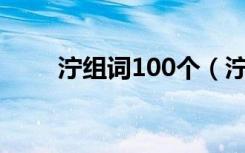 泞组词100个（泞字的组词有哪些）