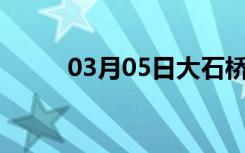 03月05日大石桥24小时天气预报