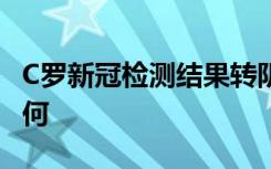 C罗新冠检测结果转阴 具体啥情况目前情况如何