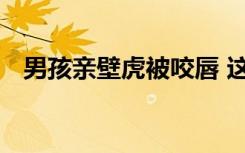 男孩亲壁虎被咬唇 这要吻到根本停不下来