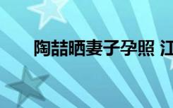 陶喆晒妻子孕照 江佩蓉怀孕几个月了