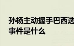 孙杨主动握手巴西选手遭拒 这是啥情况孙杨事件是什么