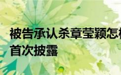 被告承认杀章莹颖怎样的章莹颖被杀过程细节首次披露