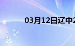 03月12日辽中24小时天气预报