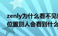 zenly为什么看不见好友的位置（zenly冻结位置别人会看到什么）