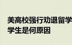 美高校强行劝退留学生 中方介入 强行劝退留学生是何原因