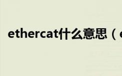 ethercat什么意思（ethercat是什么意思）