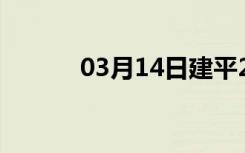 03月14日建平24小时天气预报